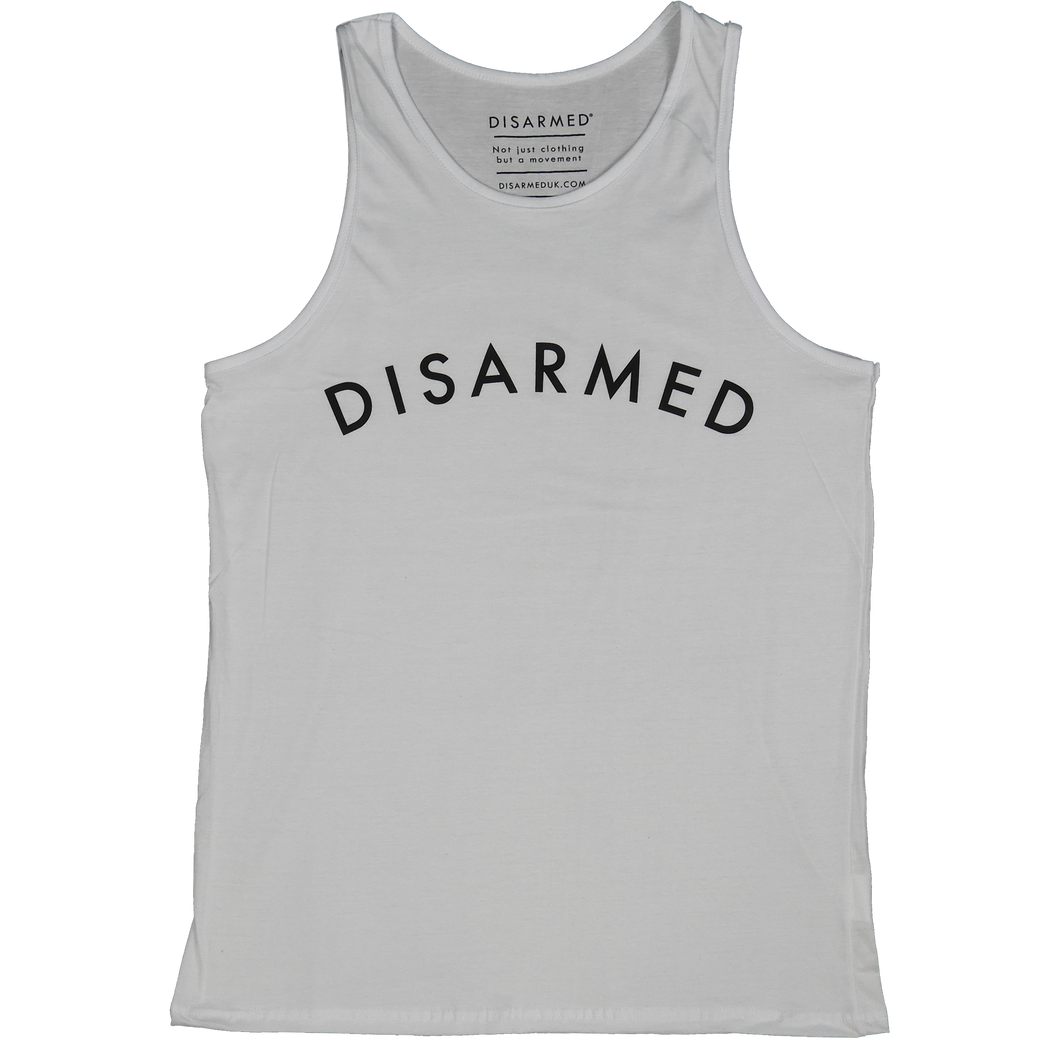 Disarmed Gym Tank Top - White